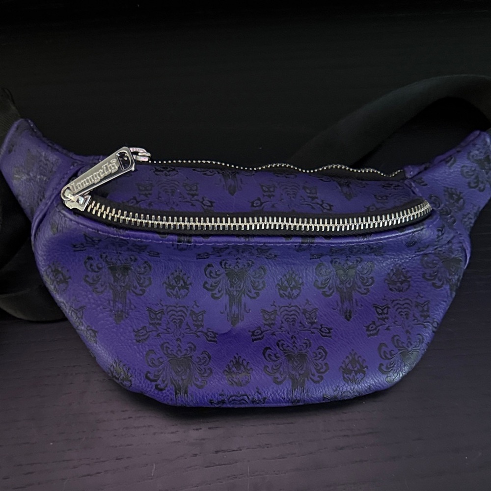 Loungefly Disney Parks Haunted Mansion Purple & Black crossbody